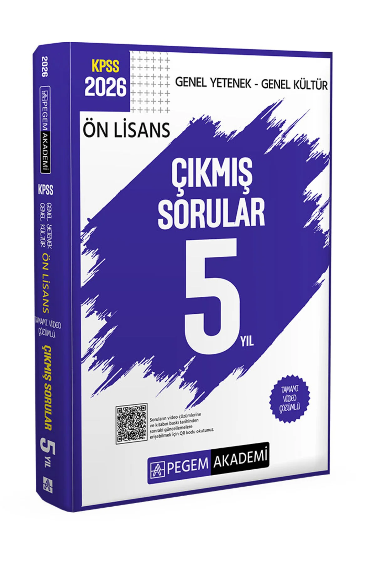 Pegem 2026 KPSS Ön Lisans Çıkmış Sorular Son 5 Yıl Çözümlü Pegem 