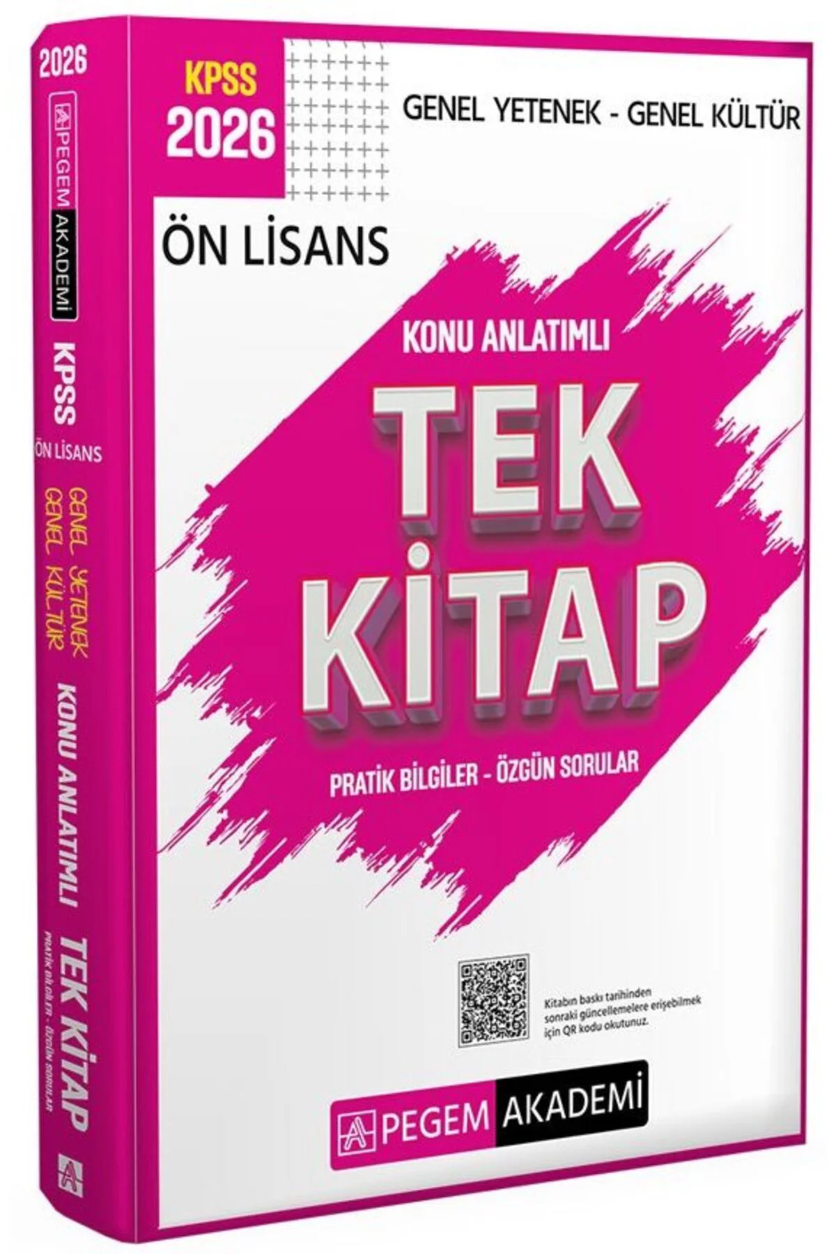 Pegem 2026 KPSS Ön Lisans Konu Anlatımlı Tek Kitap Pegem Akademi Yayınları
