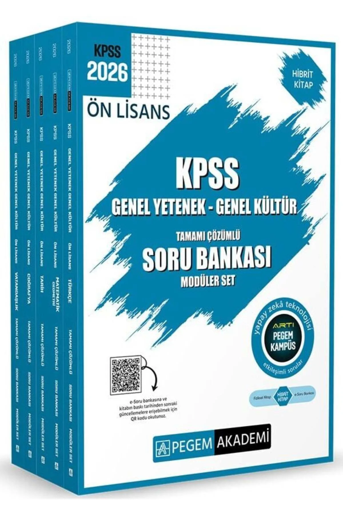 Pegem 2026 KPSS Ön Lisans Soru Bankası Çözümlü Modüler Set Pegem Akademi Yayınları