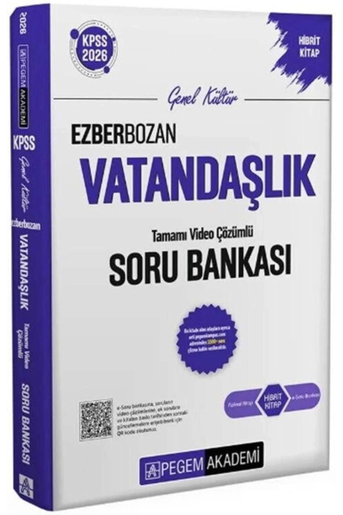 Pegem 2026 KPSS Vatandaşlık Ezberbozan Soru Bankası Çözümlü Pegem