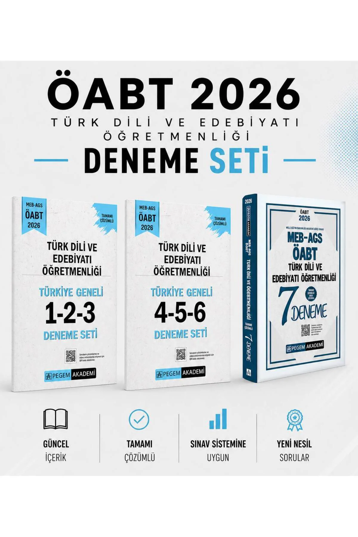 Pegem 2026 MEB AGS ÖABT Türk Dili ve Edebiyatı Deneme & Türkiye Geneli Deneme Seti