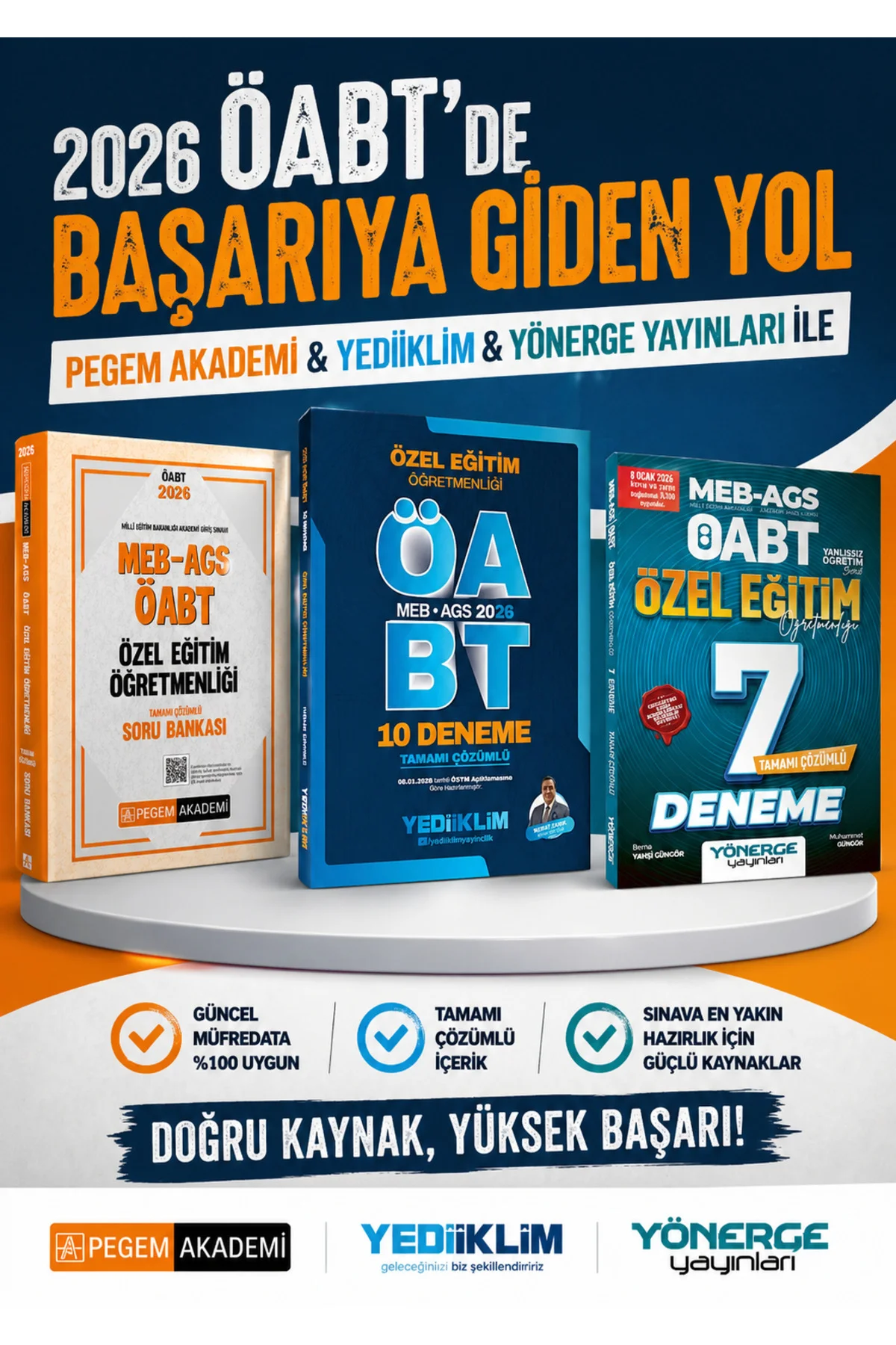 Pegem 2026 MEB AGS ÖABT Özel Eğitim Öğretmenliği Soru Bankası & ÖABT Özel Eğitim Deneme Seti