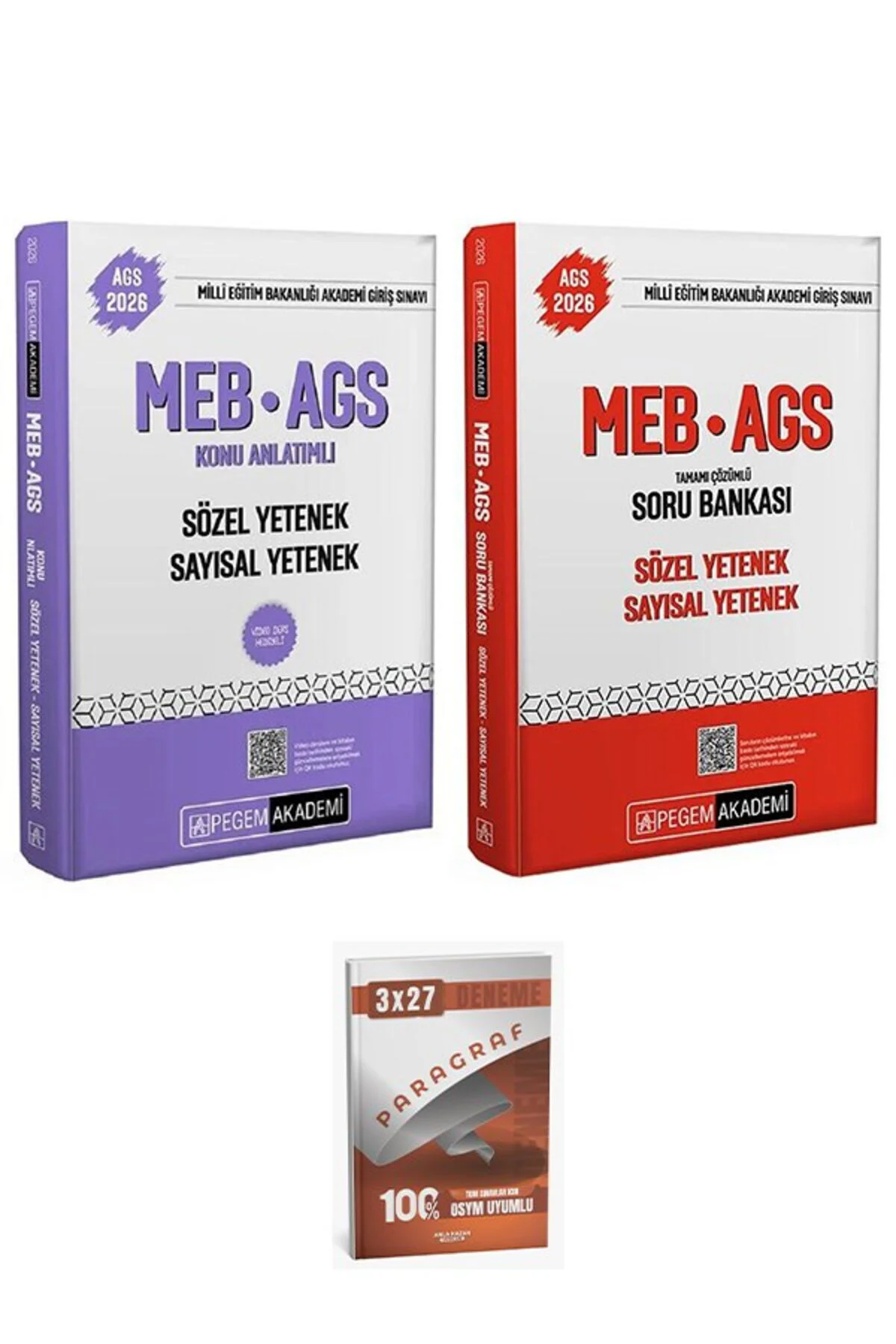 Pegem 2026 MEB-AGS Sözel-Sayısal Yetenek Konu Anlatımlı + Soru Ba Pegem 2026 MEB-AGS Sözel-Sayısal Yetenek Konu Anlatımlı + Soru Ba