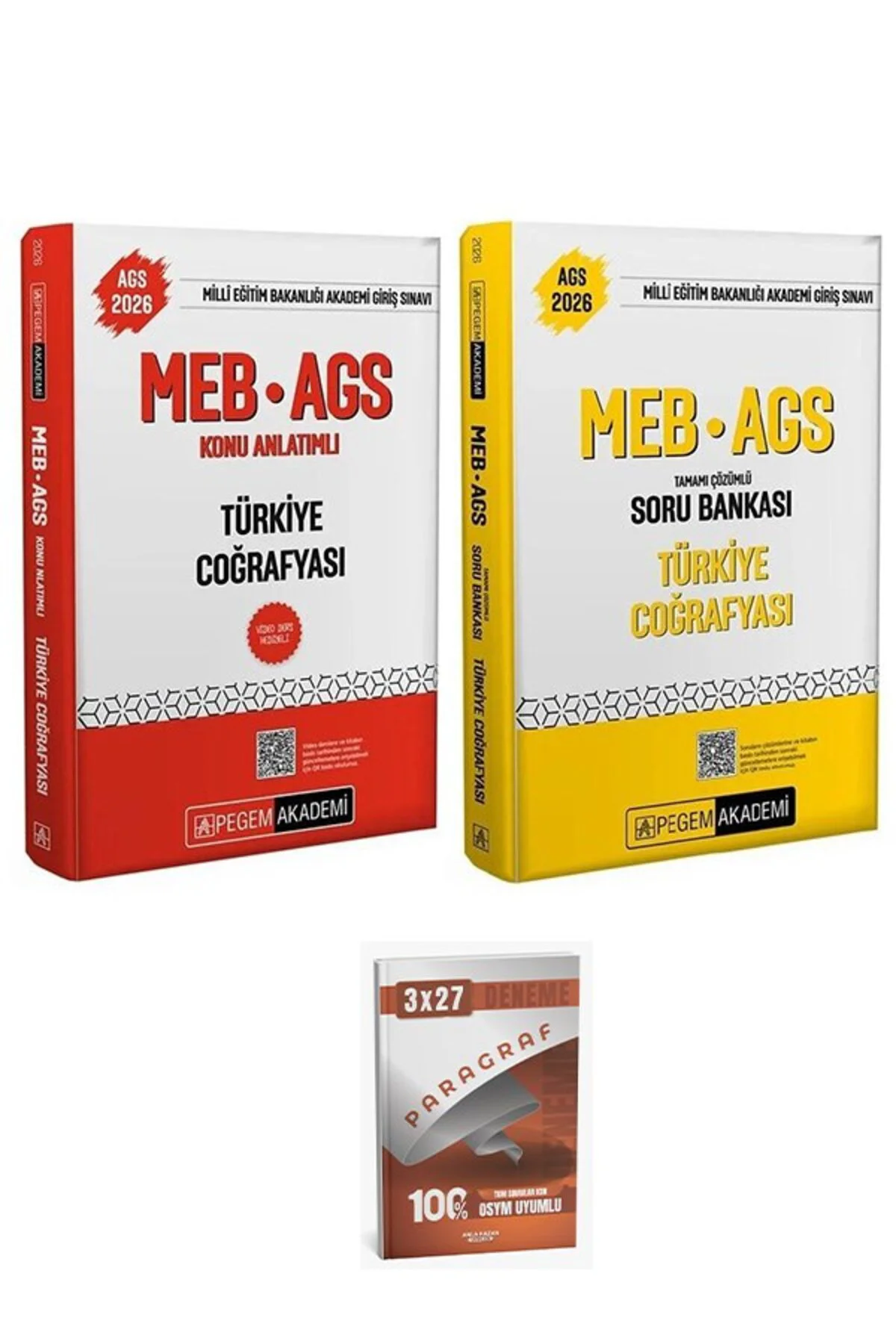 Pegem 2026 MEB-AGS Türkiye Coğrafyası Konu Anlatımlı + Soru Banka