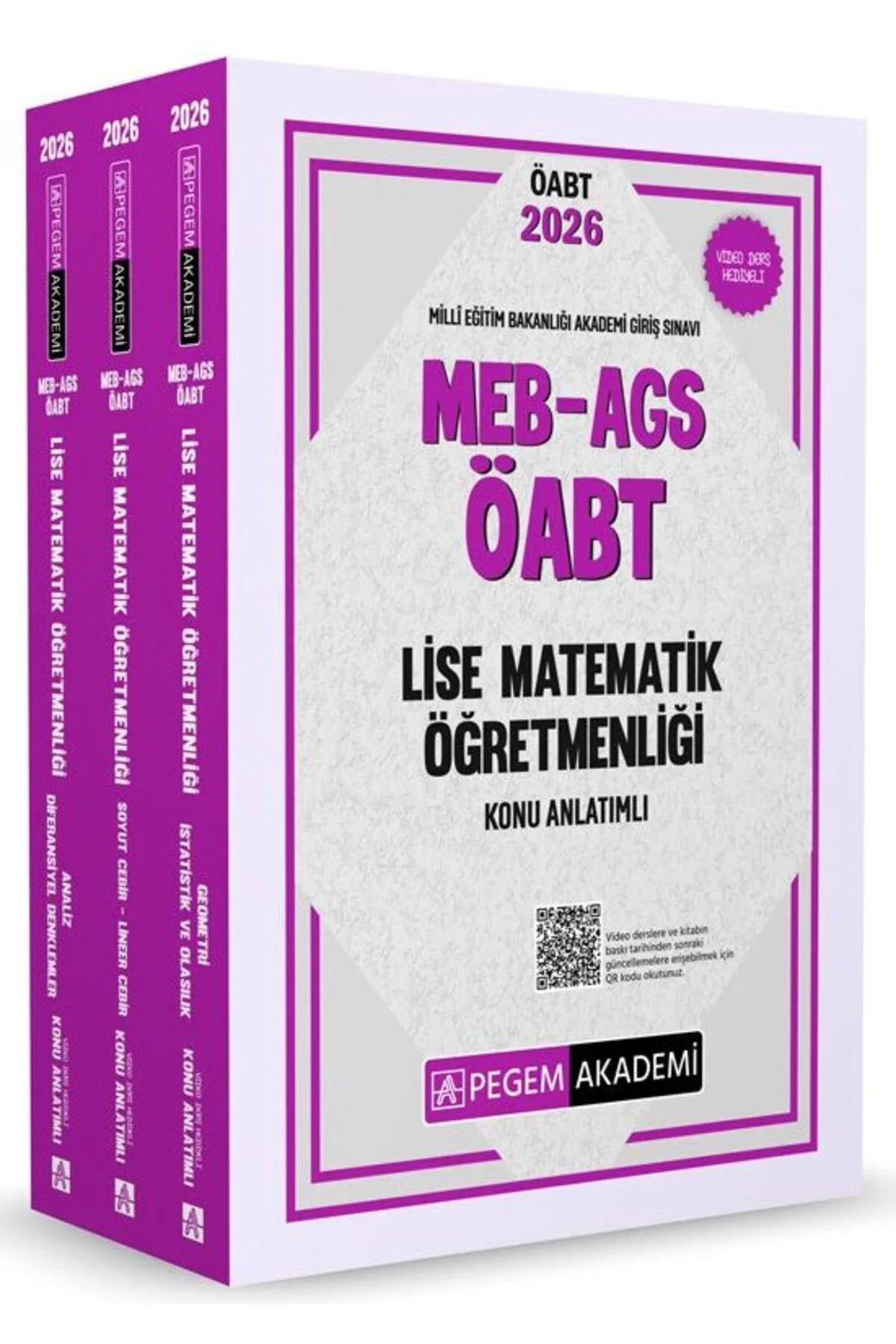 Pegem 2026 ÖABT MEB-AGS Lise Matematik Öğretmenliği Konu Anlatıml