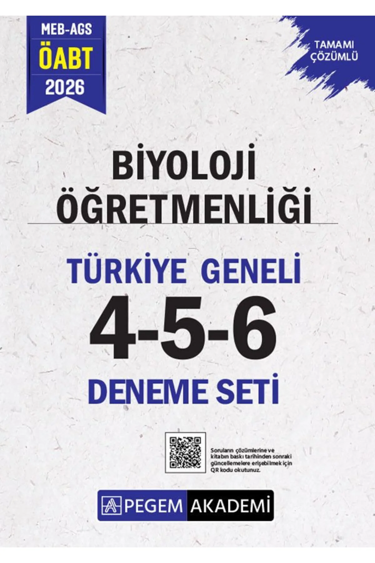 Pegem 2026 ÖABT MEB-AGS Biyoloji Öğretmenliği Türkiye Geneli 3 De