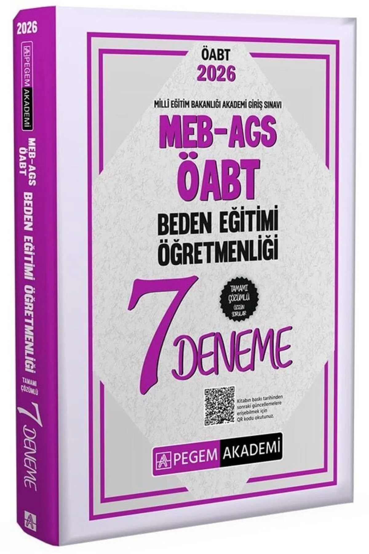 Pegem 2026 ÖABT MEB-AGS Beden Eğitimi Öğretmenliği 7 Deneme Çözüm