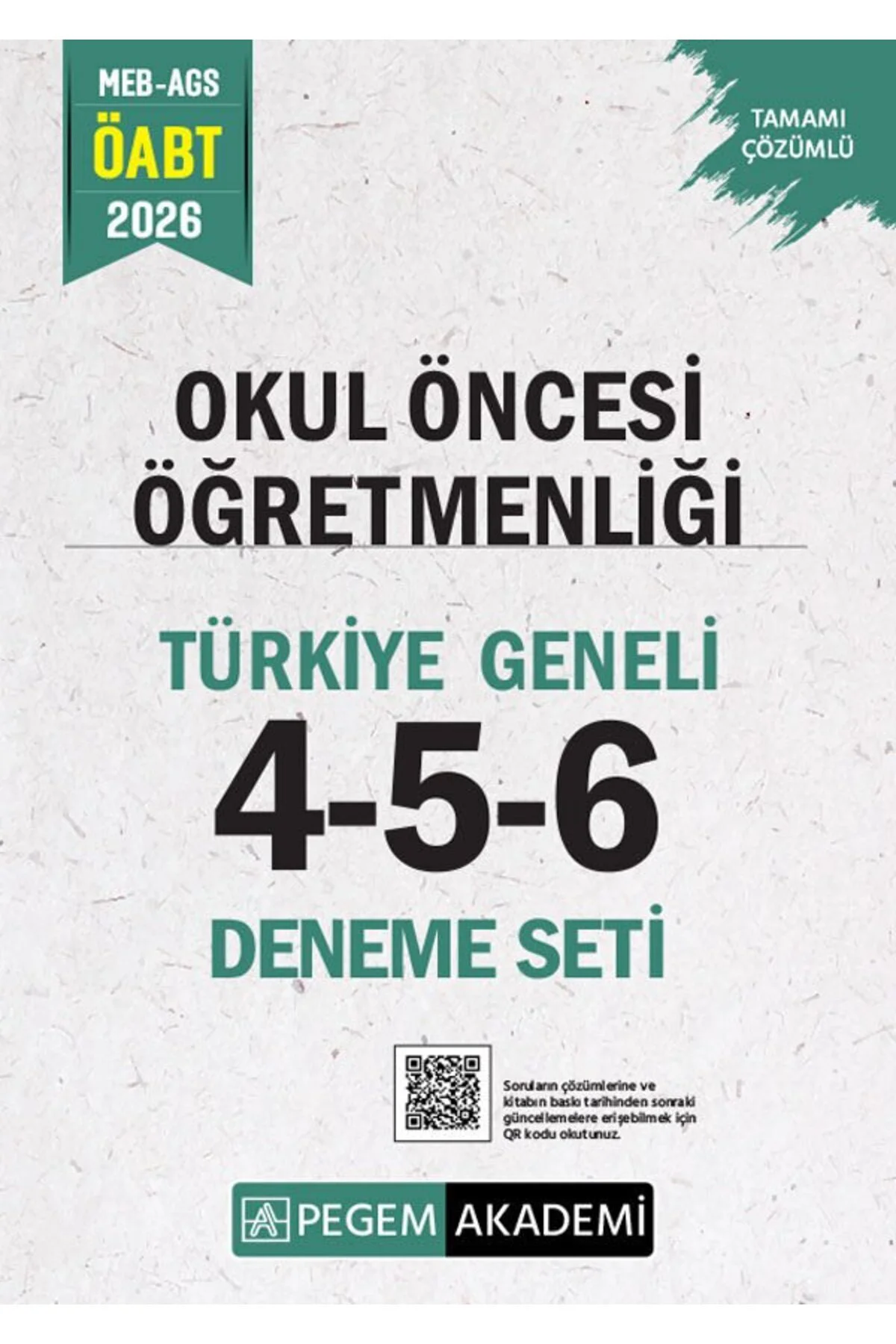Pegem 2026 ÖABT MEB-AGS Okul Öncesi Öğretmenliği Türkiye Geneli 3