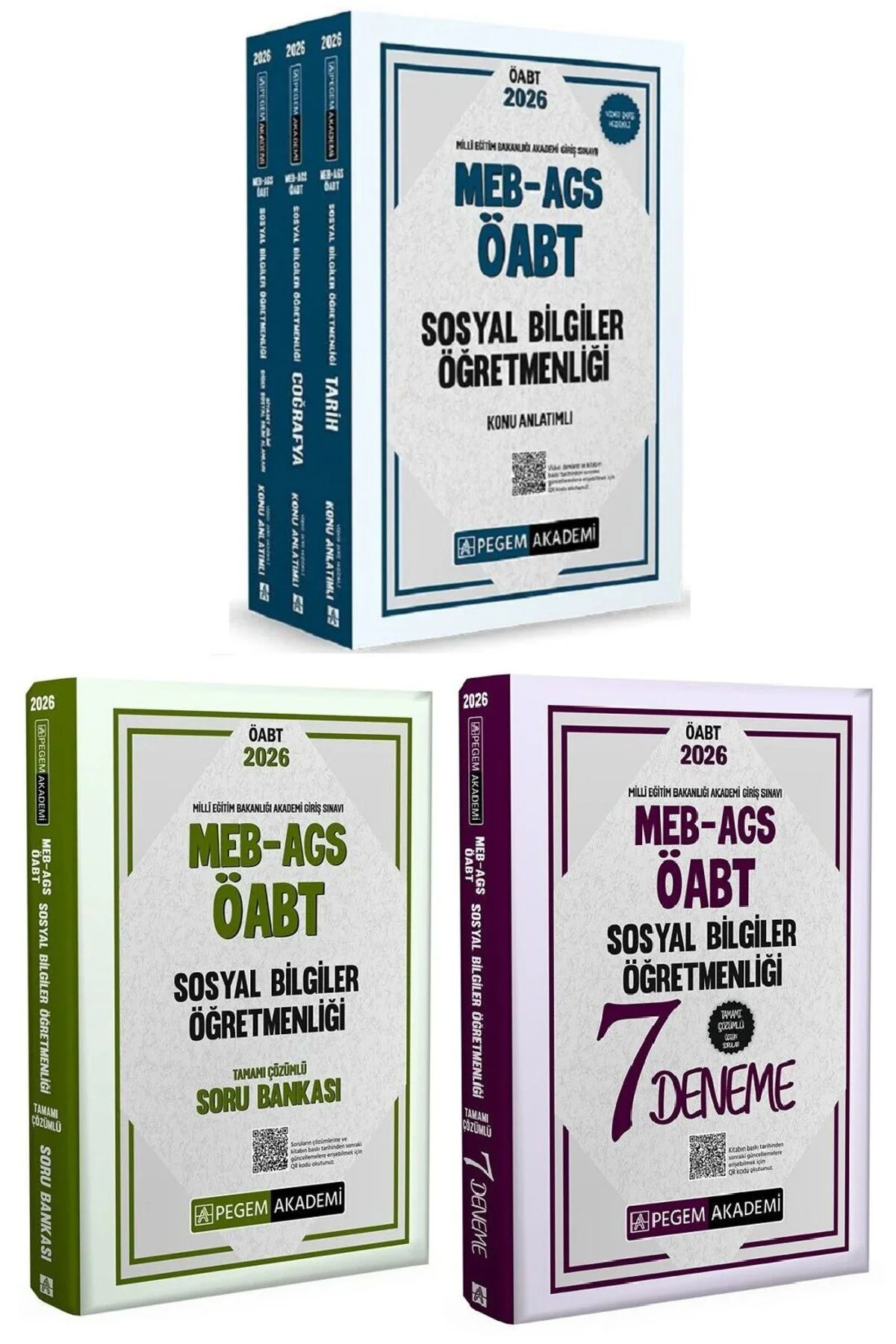 Pegem 2026 ÖABT MEB-AGS Sosyal Bilgiler Öğretmenliği Konu Anlatım