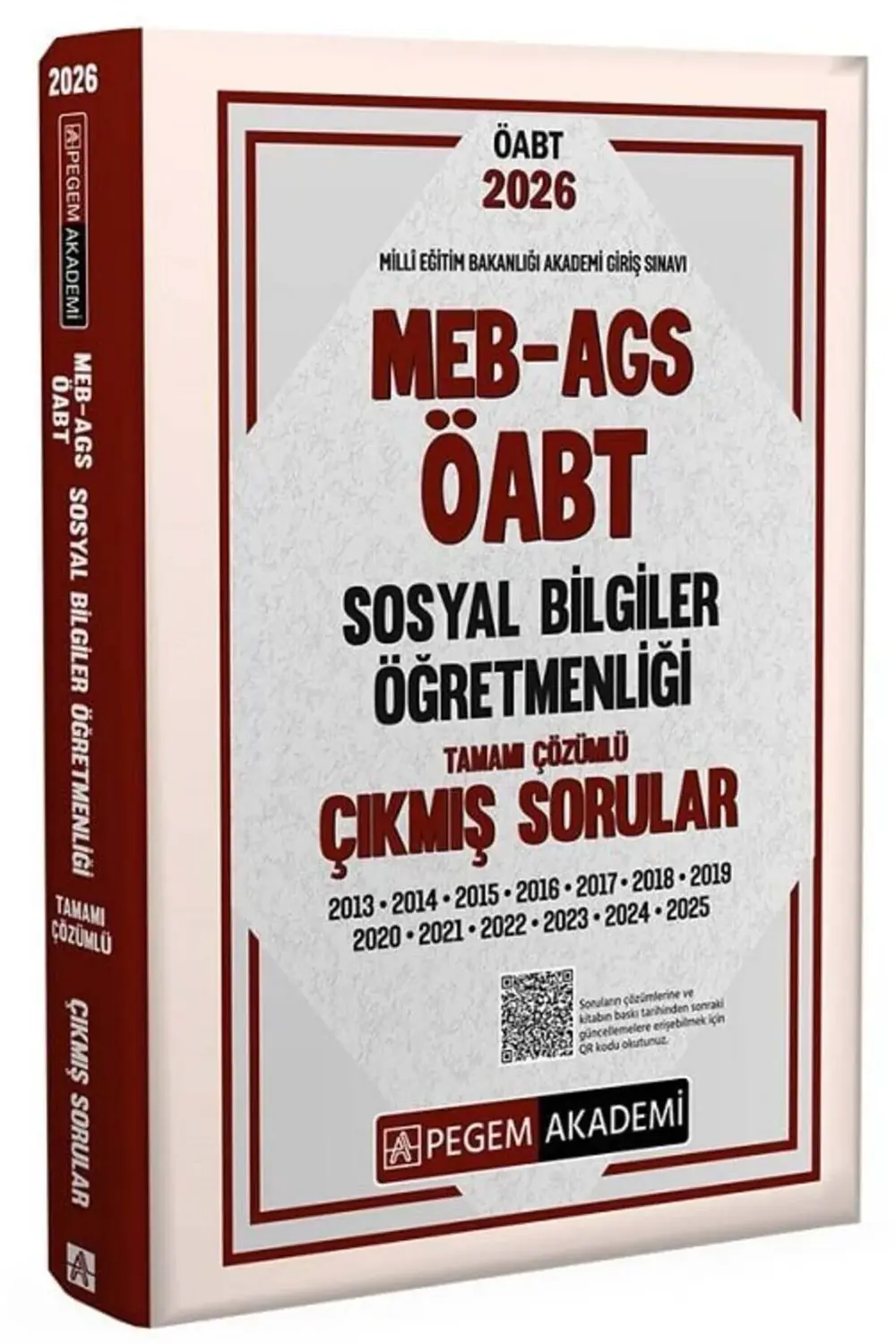 Pegem 2026 ÖABT MEB-AGS Sosyal Bilgiler Öğretmenliği Çıkmış Sorul