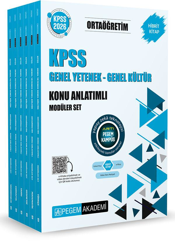 Pegem 2026 Ortaöğretim Konu Anlatımlı Modüler Set Genel Yetenek G