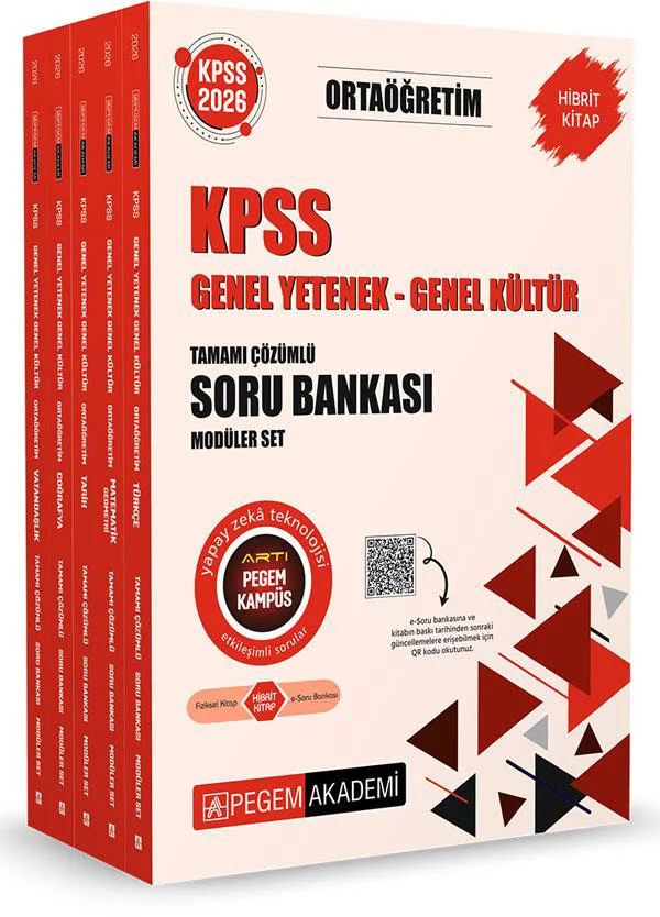 Pegem 2026 Ortaöğretim Soru Bankası Modüler Set Genel Yetenek Gen