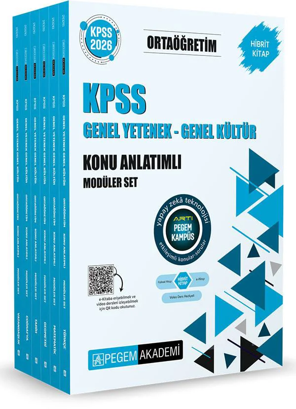 Pegem 2026 Ortaöğretim Konu Anlatımlı Modüler Set Genel Yetenek G