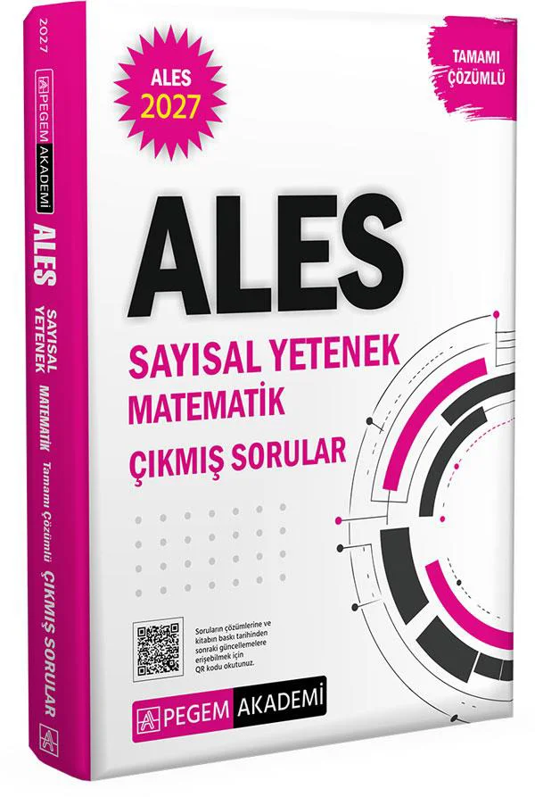Pegem 2027 ALES Matematik Çıkmış Sorular Tamamı Çözümlü Sayısal Yetenek