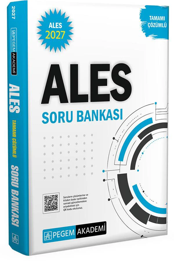 Pegem 2027 ALES Soru Bankası Tamamı Çözümlü