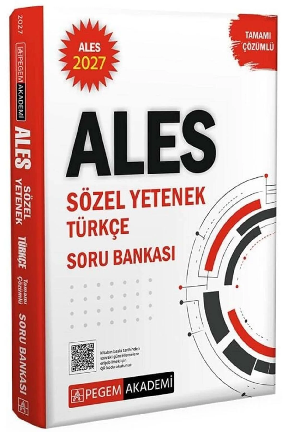 Pegem 2027 ALES Sözel Yetenek Türkçe Soru Bankası Çözümlü Pegem Akademi Yayınları