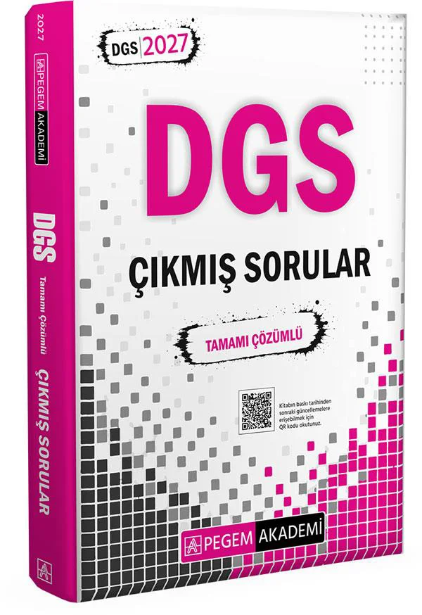Pegem 2027 DGS Çıkmış Sorular Tamamı Çözümlü