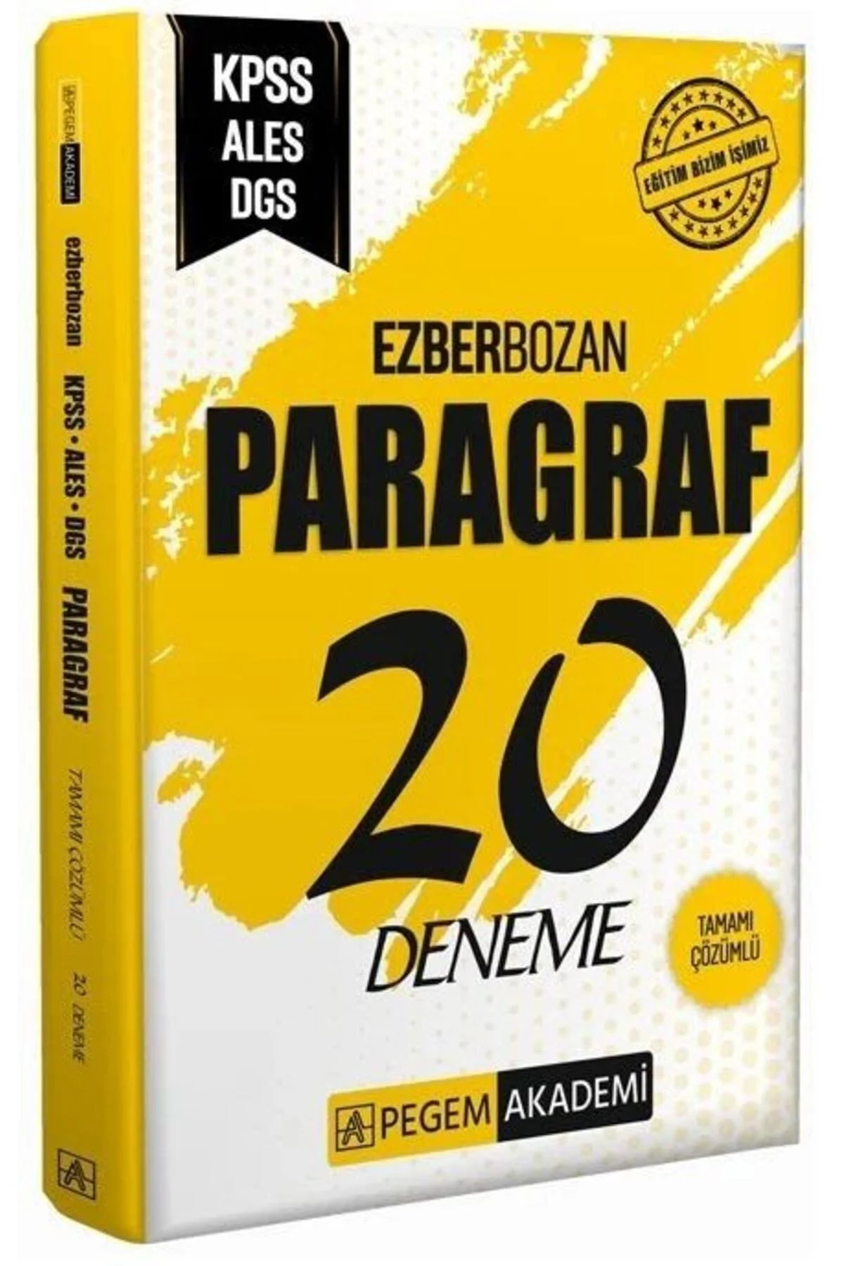 Pegem 20'li Paragraf Deneme KPSS ALES DGS Ezberbozan Pegem 20'li Paragraf Deneme KPSS ALES DGS Ezberbozan Fiyatı, Yorumları ve Özellikleri