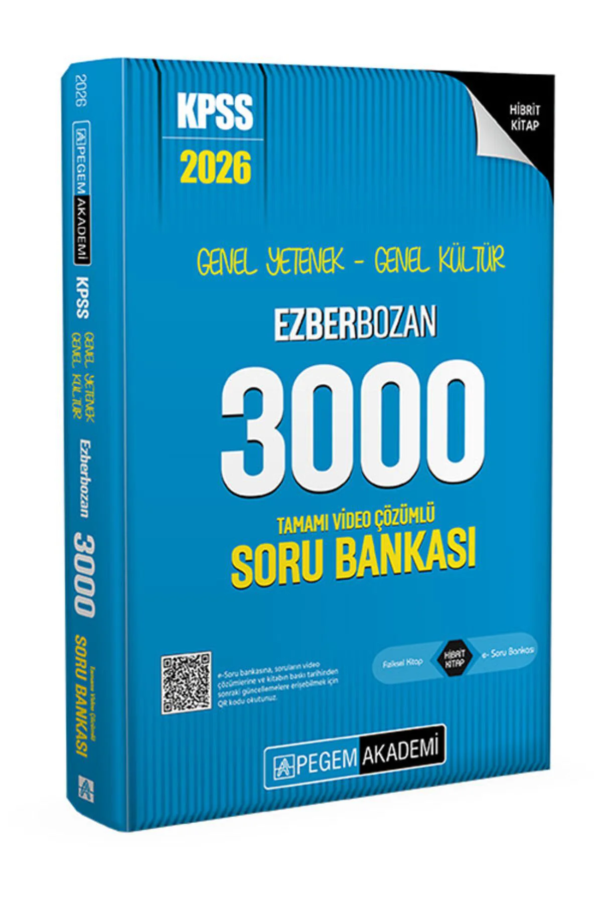 Pegem 3000 Soru Bankası Ezberbozan GK-GY Pegem 3000 Soru Bankası Ezberbozan GK-GY Fiyatı, Yorumları ve Özellikleri