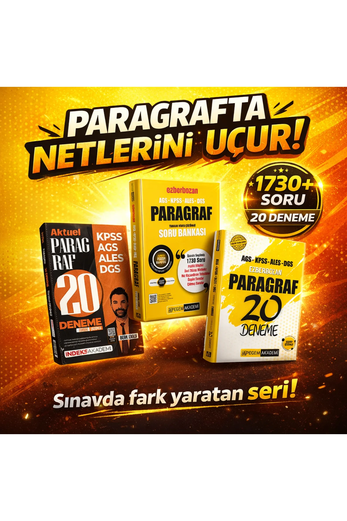 Pegem AGS-KPSS-ALES-DGS Ezberbozan Paragraf Soru Bankası & AGS KP