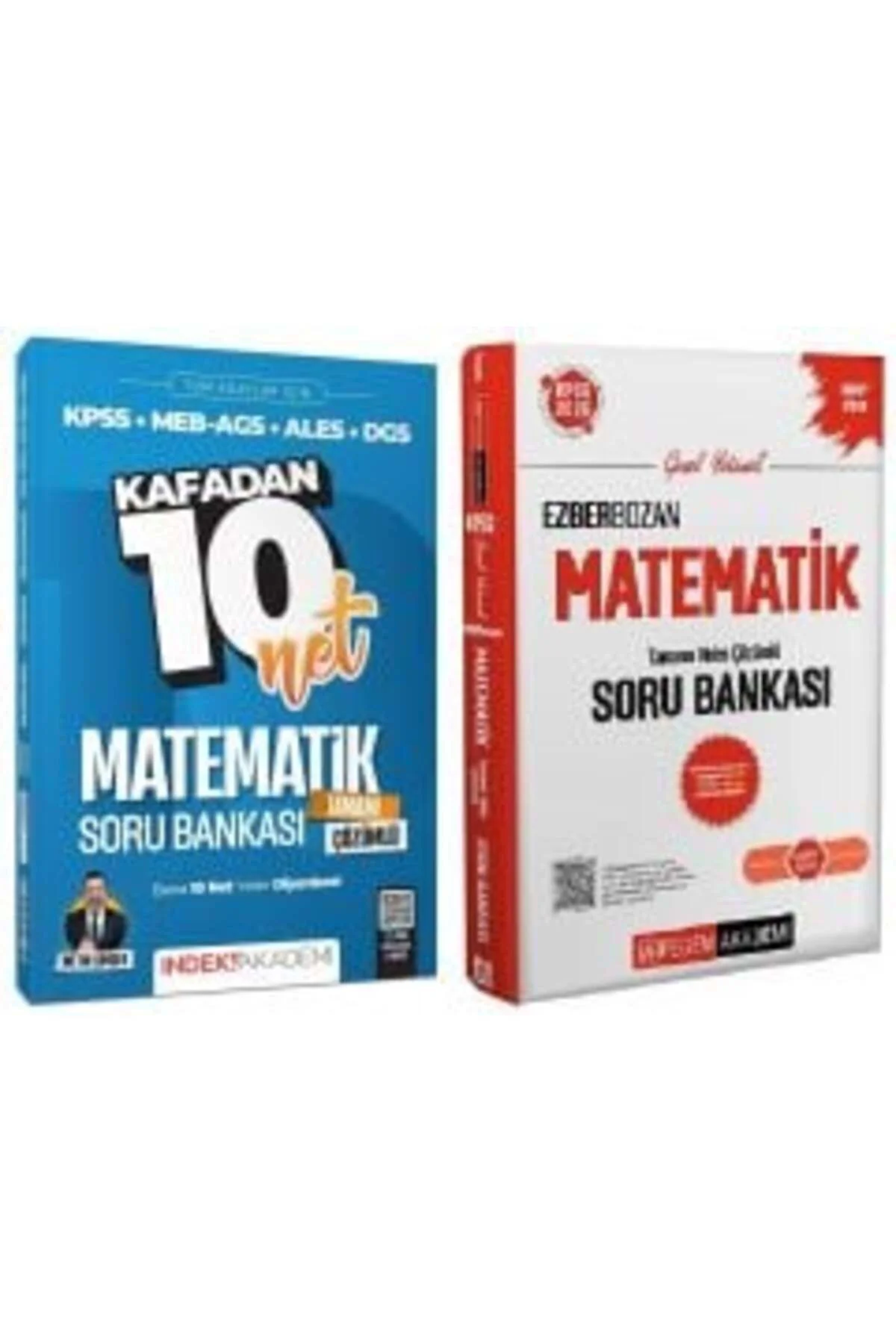Pegem + İndeks 2026 KPSS Matematik Ezberbozan + Kafadan 10 Net Soru Bankası 2 li Set - Metin Şimşek