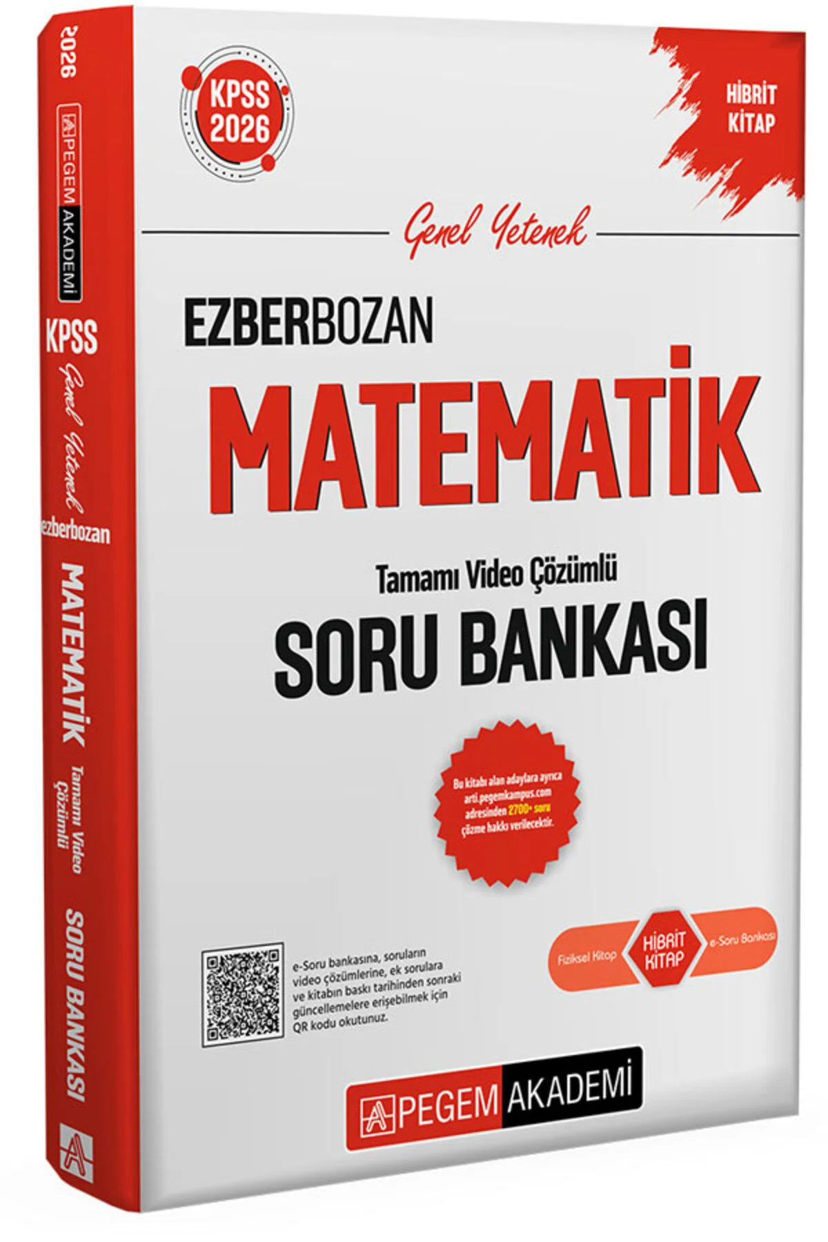 Pegem Matematik Ezberbozan Soru Bankası 2026 KPSS Pegem Matematik Ezberbozan Soru Bankası 2026 KPSS Fiyatı, Yorumları ve Özellikleri