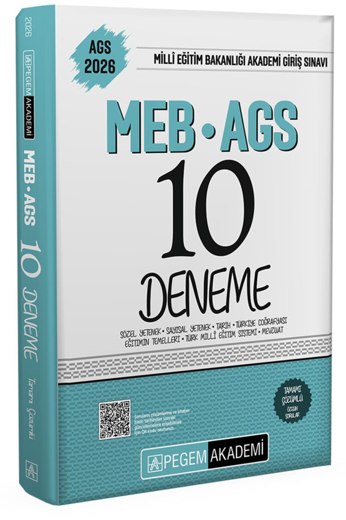 Pegem Akademi Yayıncılık Pegem Meb Ags 10 Deneme Tamamı Çözümlü