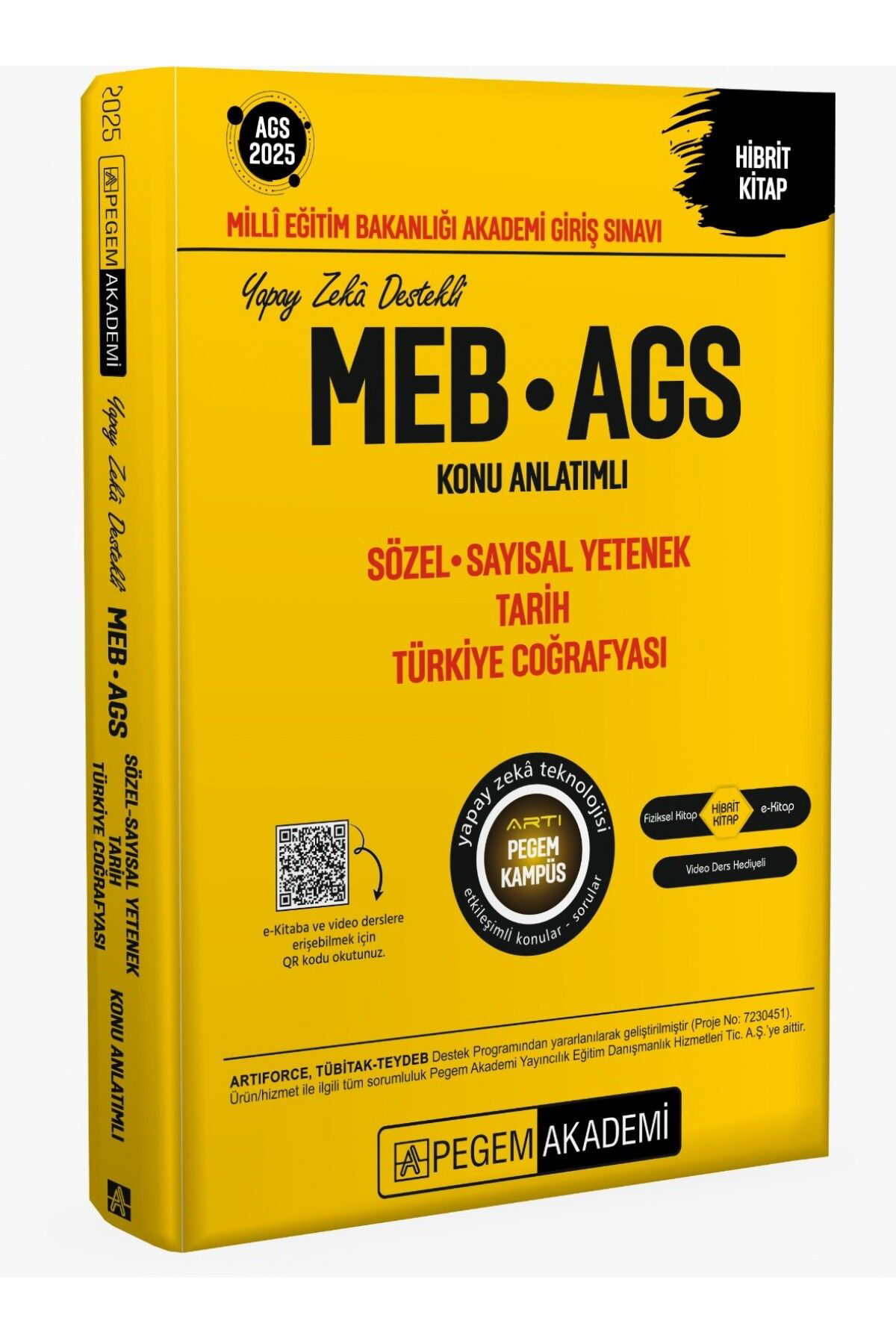 Pegem MEB-AGS Konu Anlatımlı Sözel Sayısal Yetenek Tarih Türkiye Pegem MEB-AGS Konu Anlatımlı Sözel Sayısal Yetenek Tarih Türkiye