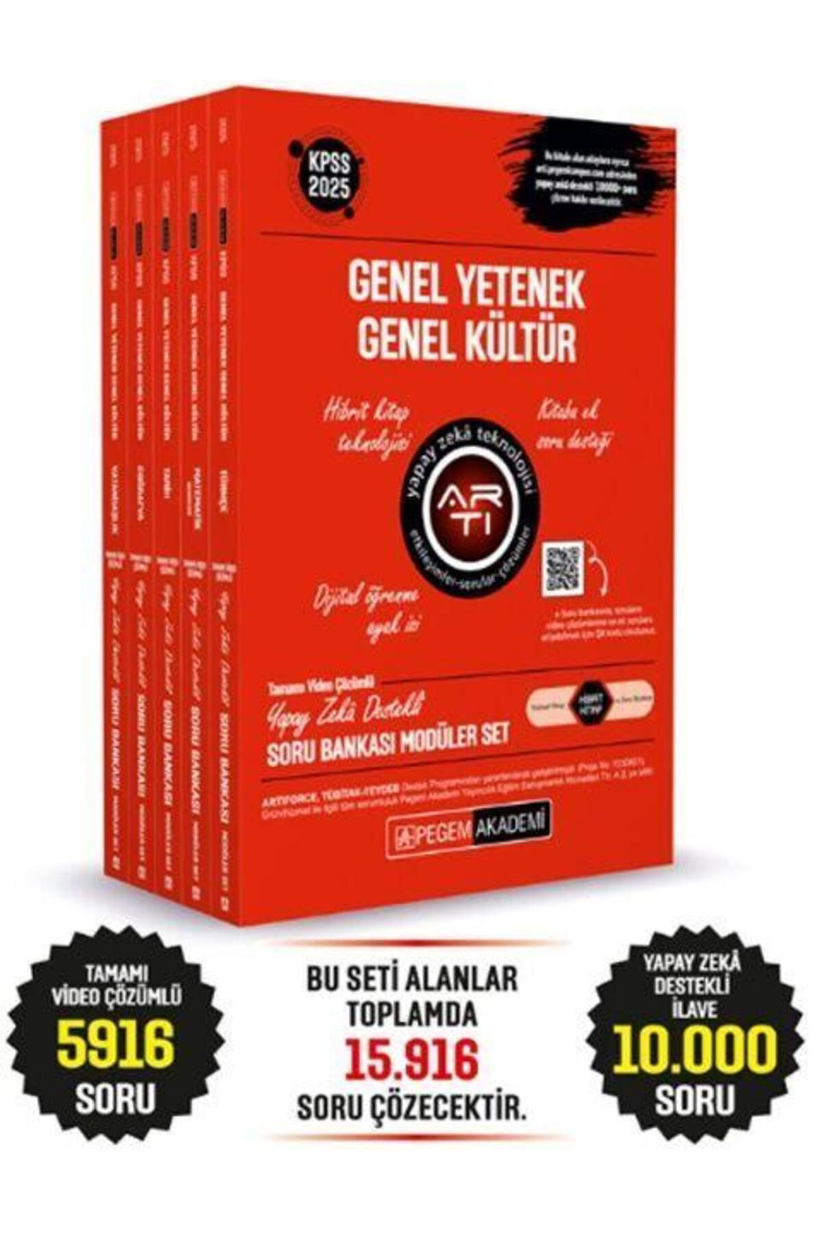 Pegem Soru Bankası Seti - (5 Kitap) Genel Kültür Genel Yetenek Pegem Soru Bankası Seti - (5 Kitap) Genel Kültür Genel Yetenek