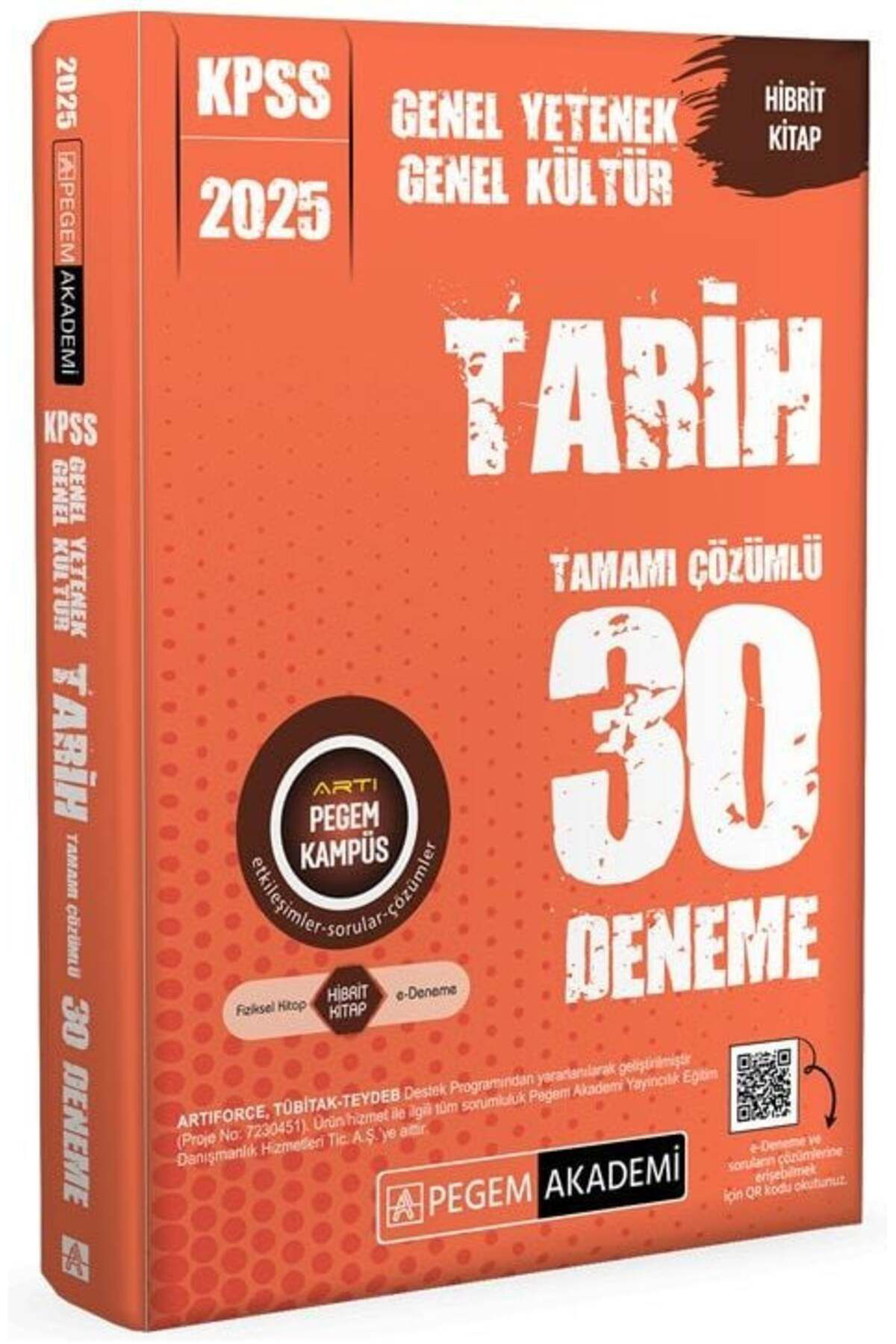 Pegem Tarih 30 Deneme KPSS Genel Kültür Genel Yetenek
