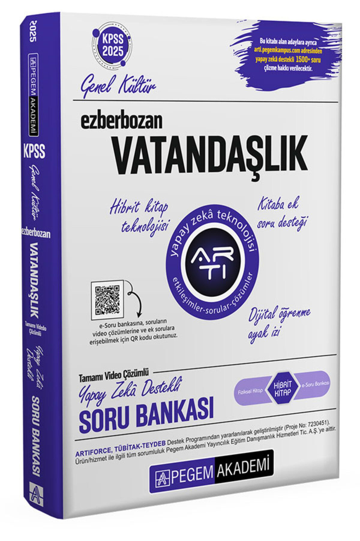 Pegem Vatandaşlık KPSS GK-GY Ezberbozan Soru Bankası Pegem Vatandaşlık KPSS GK-GY Ezberbozan Soru Bankası