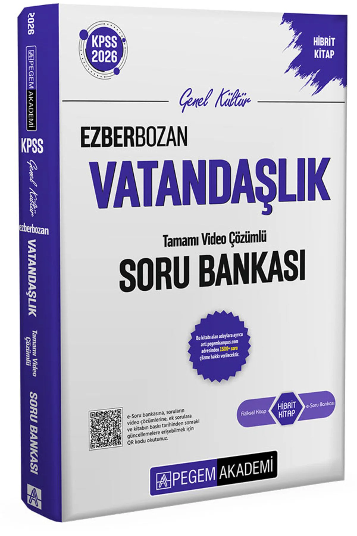 Pegem Vatandaşlık Ezberbozan Soru Bankası 2026 KPSS Pegem Vatandaşlık Ezberbozan Soru Bankası 2026 KPSS