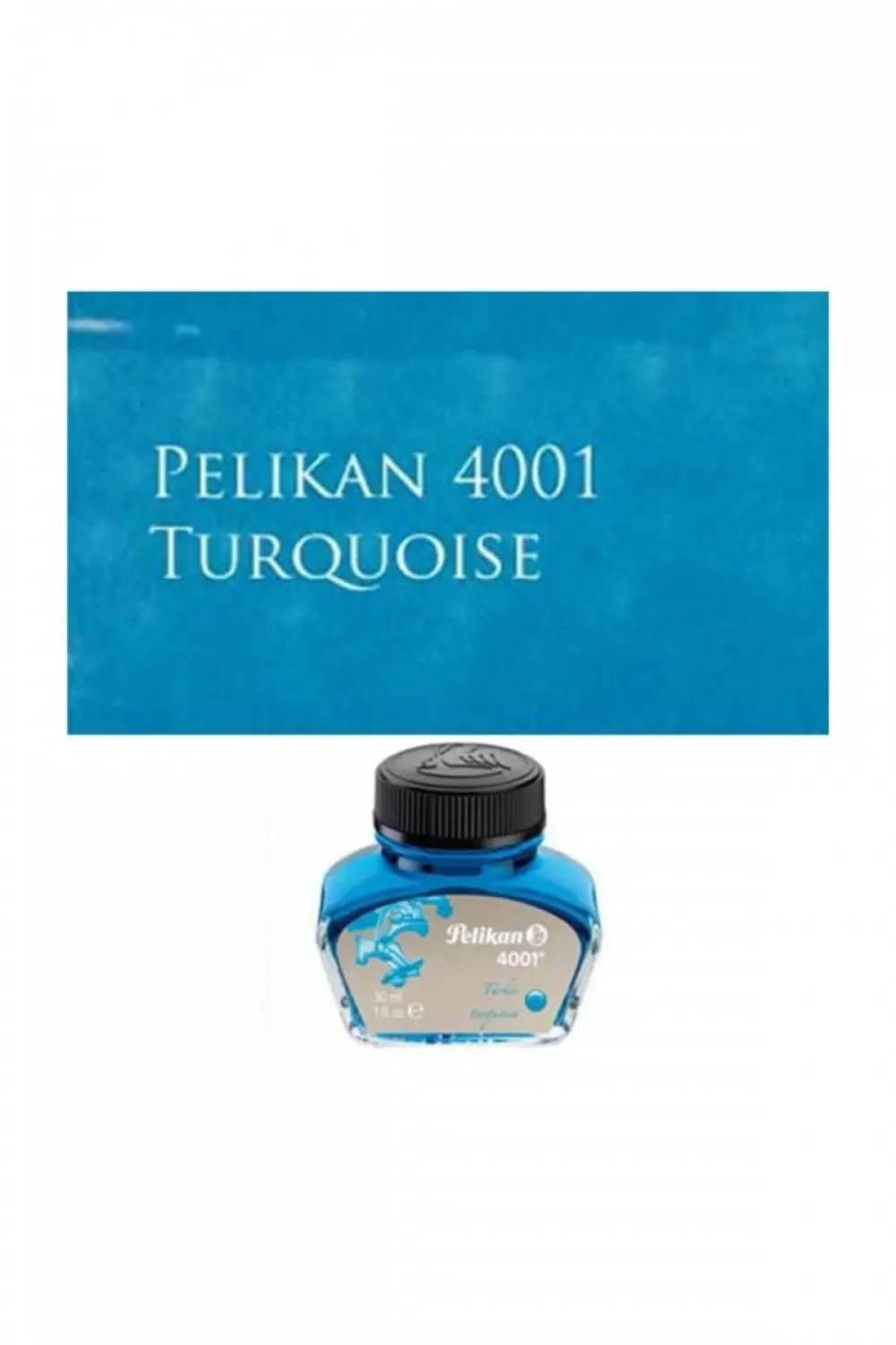 PELİKAN 4001 TURKUVAZ YAZI MÜREKKEBİ