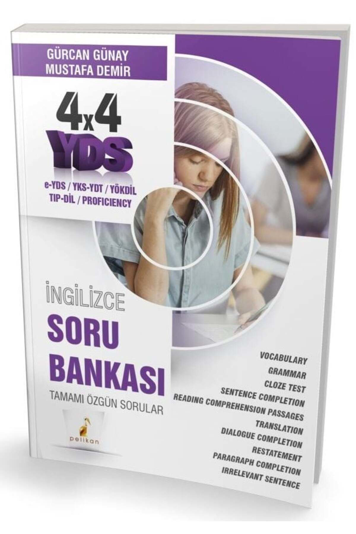 Pelikan Yeni YDS İngilizce 4x4 Soru Bankası Çözümlü