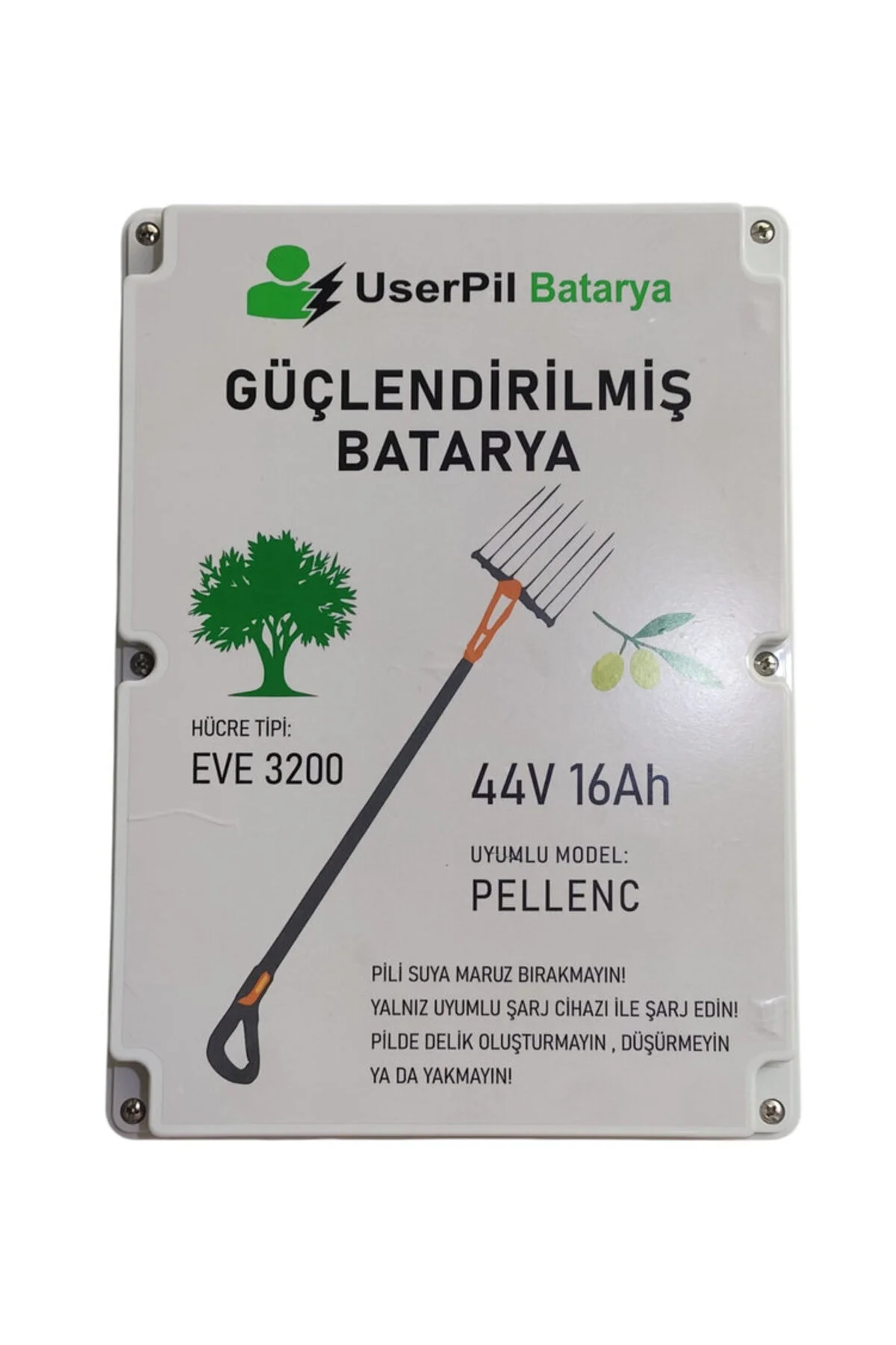 Pellenc Zeytin Hasat Makinası Uyumlu Güçlendirilmiş Batarya 44V 16Ah + Şarj Cihazı Fiyatı, Yorumları ve Özellikleri
