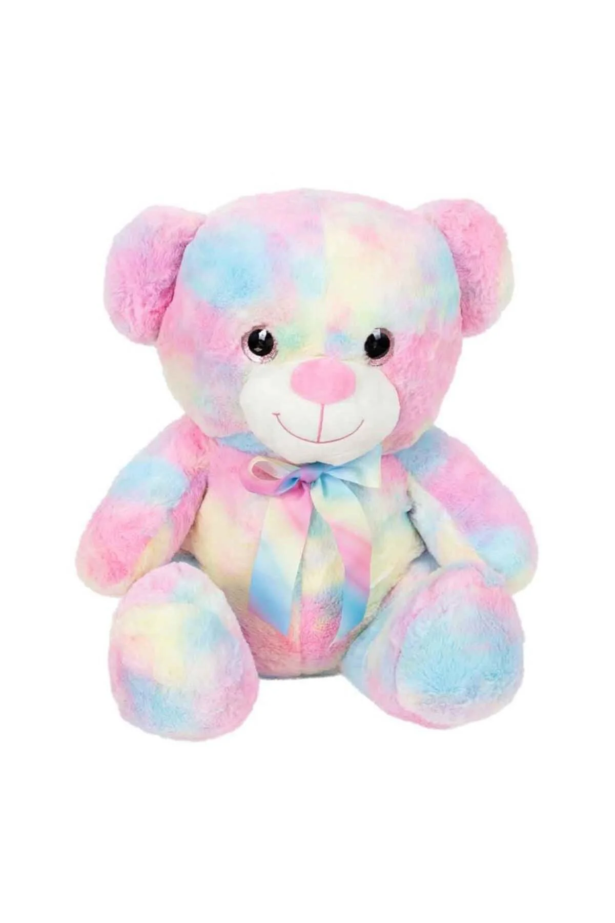 PELUŞ AYI RAINBOW 45CM PEMBE