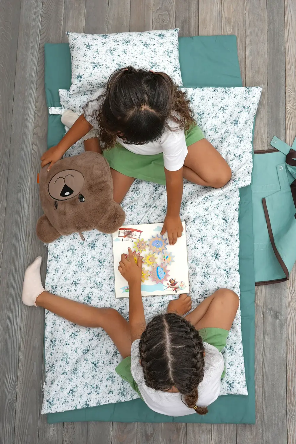 Peluş Ayı Yastık, Sevimli Ayı Nakışlı Kırlent, Peluş Ayı Oyuncak,