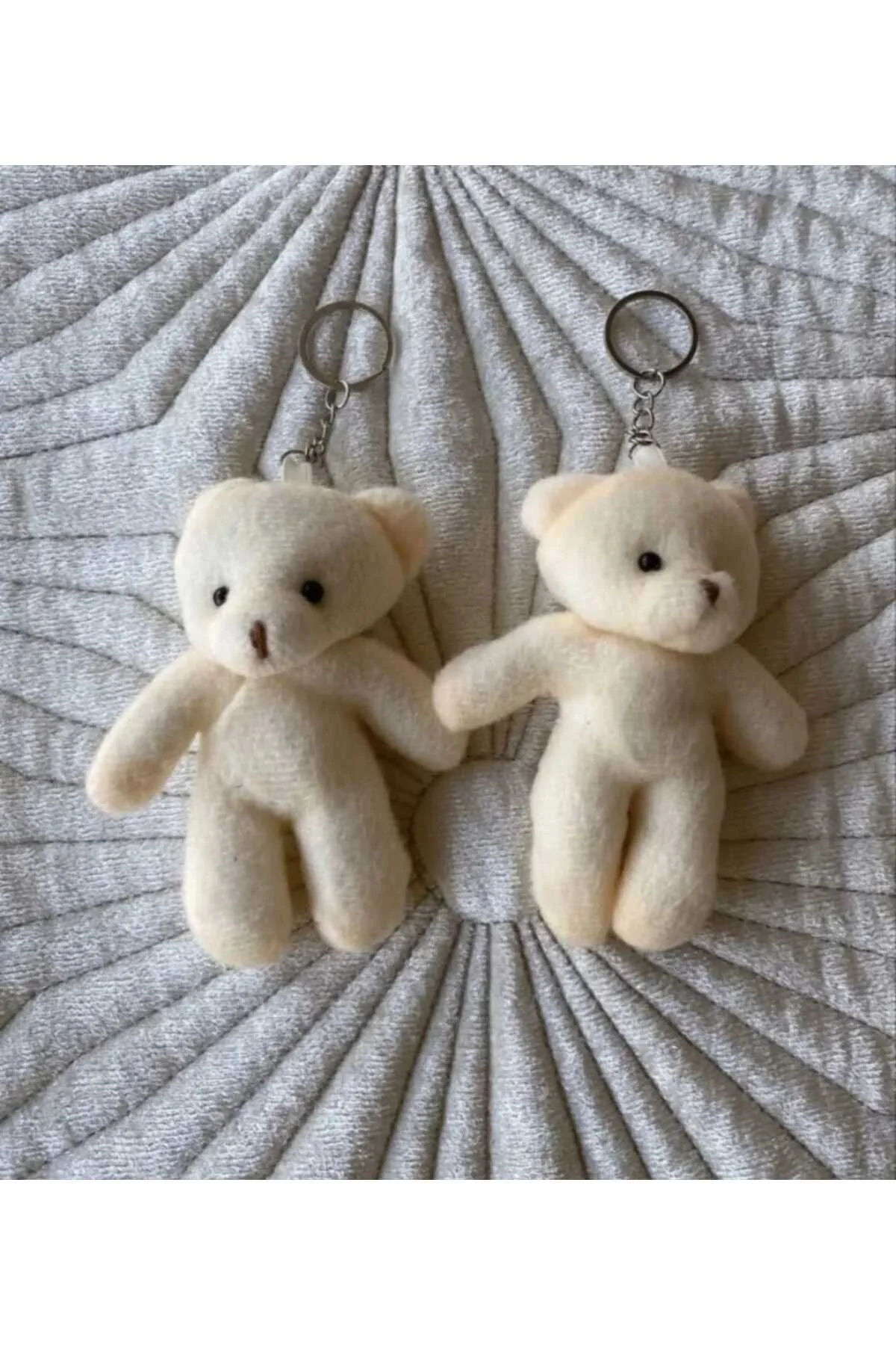 Peluş ayıcık anahtarlık 4 lu paket