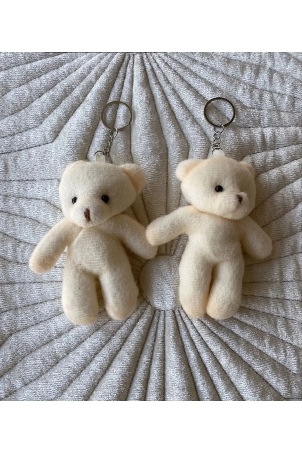 Peluş ayıcık anahtarlık 2 adet
