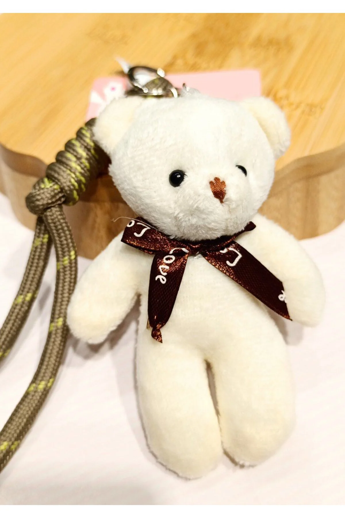 Peluş Ayıcıklı Gösterişli Anahtarlık