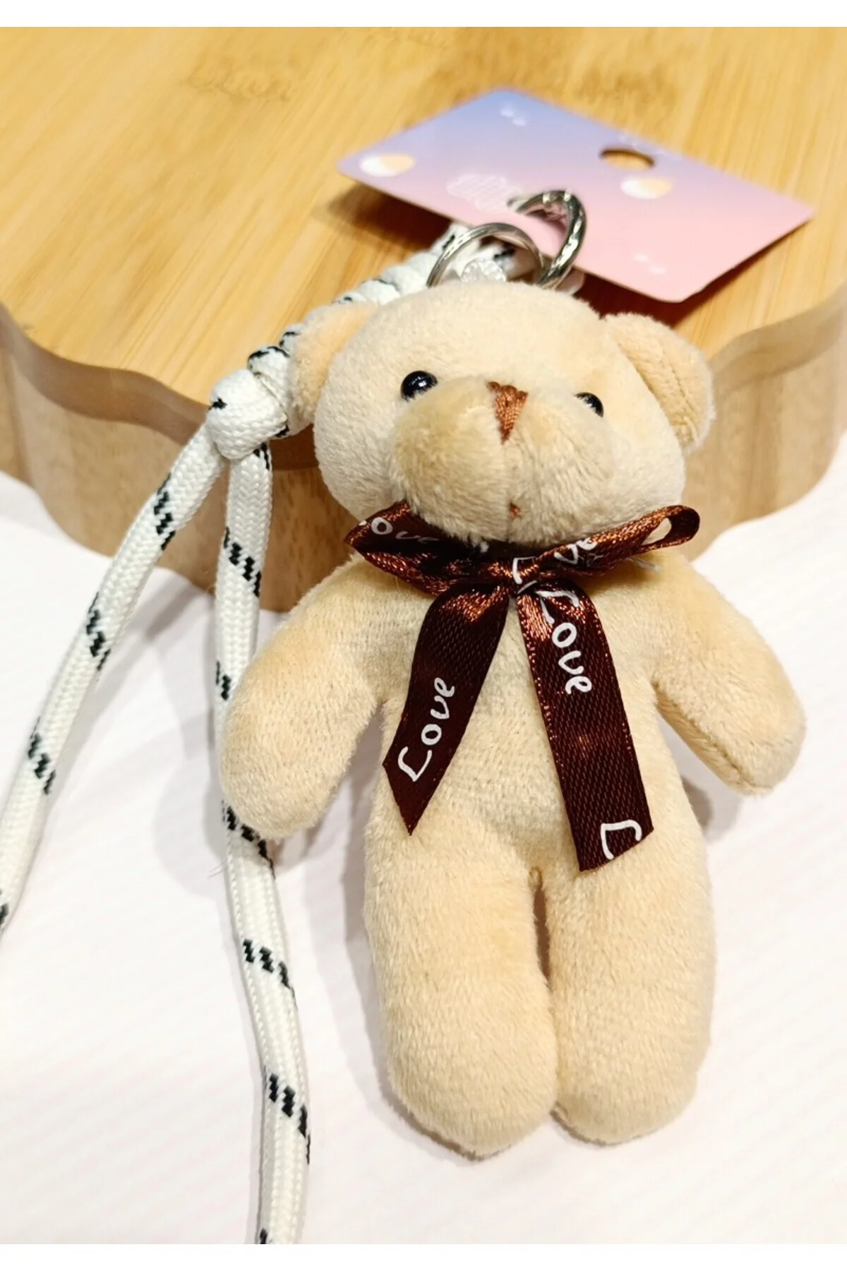 Peluş Ayıcıklı Gösterişli Anahtarlık