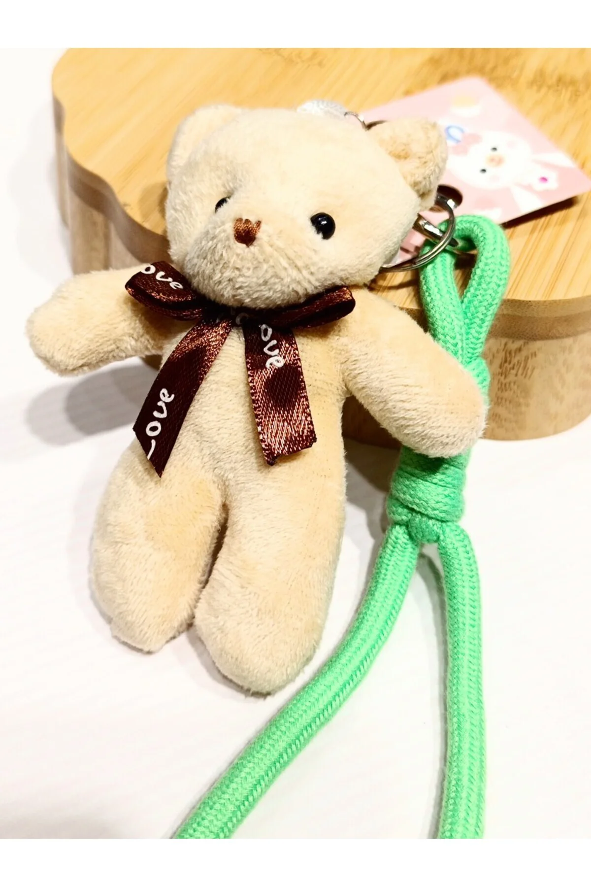 Peluş Ayıcıklı Gösterişli Anahtarlık