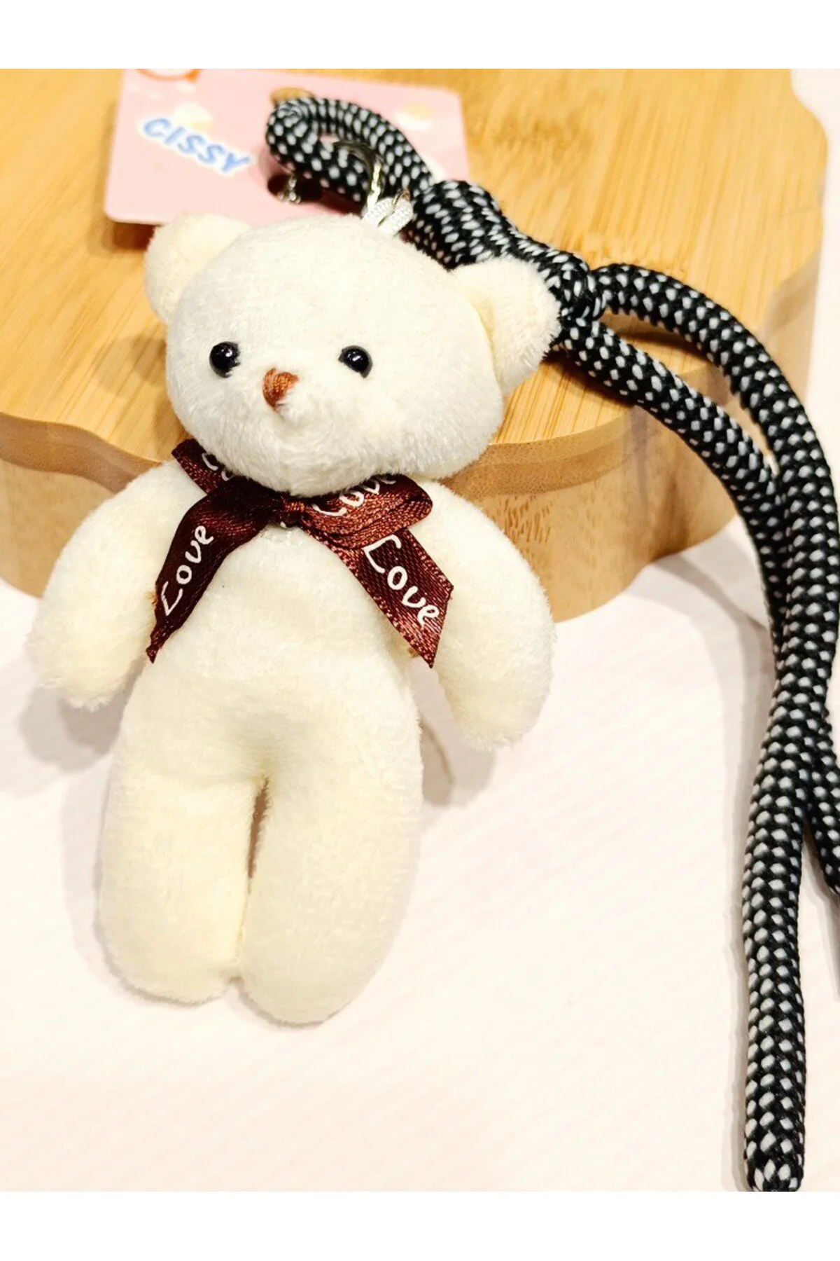 Peluş Ayıcıklı Gösterişli Anahtarlık