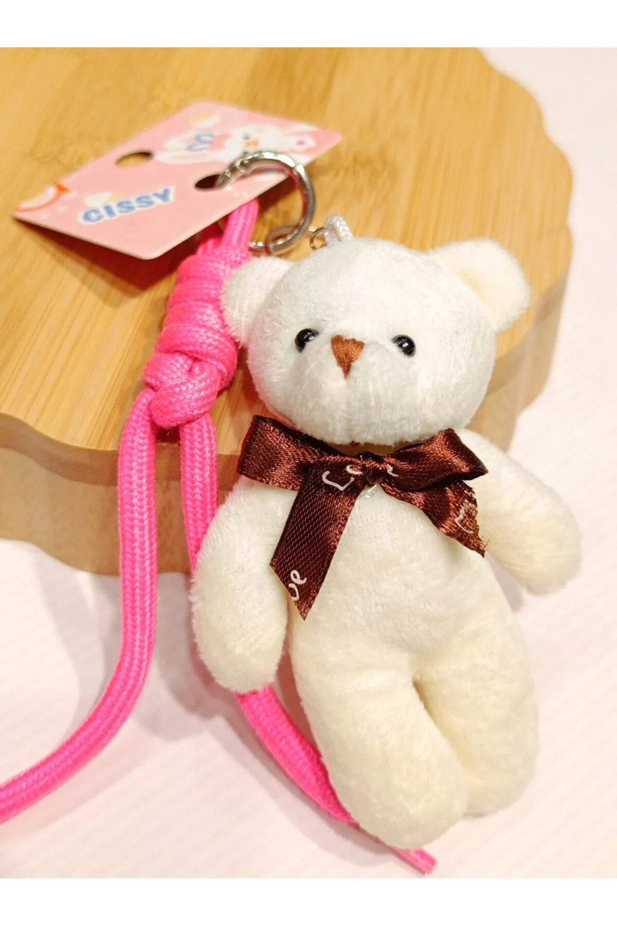 Peluş Ayıcıklı Gösterişli Anahtarlık