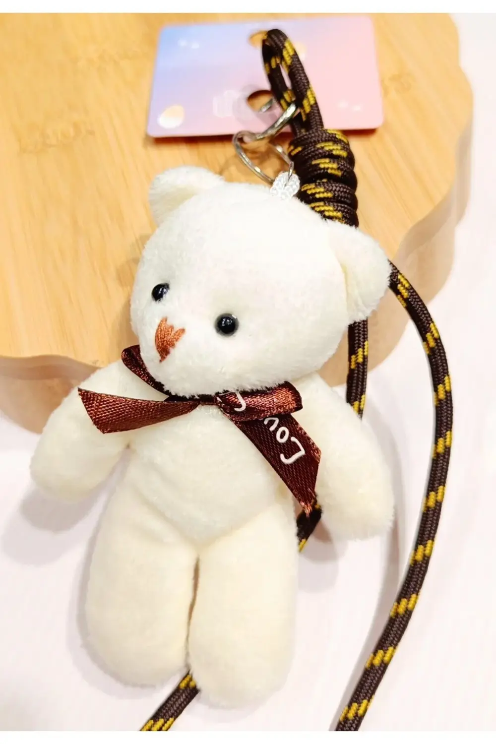 Peluş Ayıcıklı Gösterişli Anahtarlık