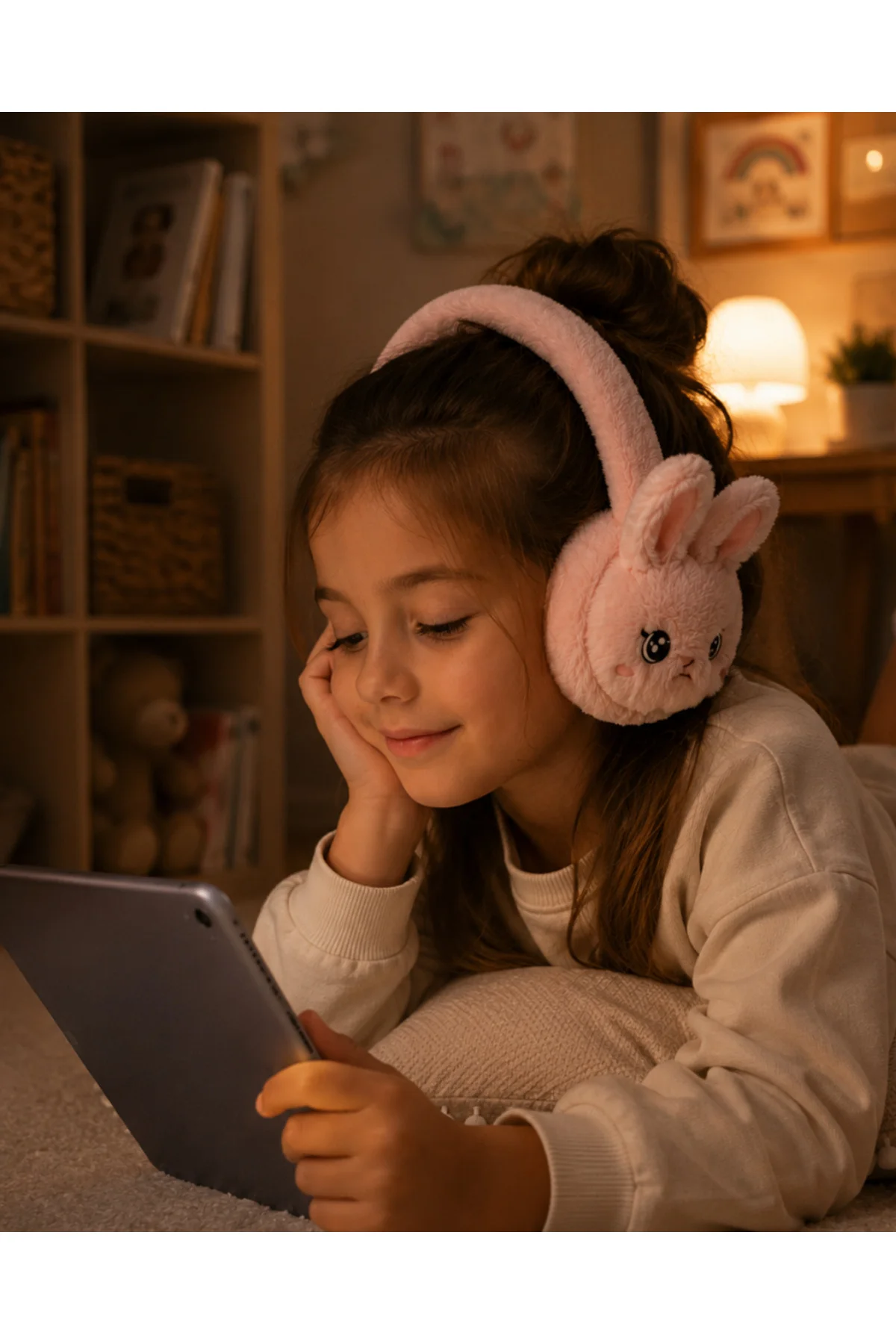 Peluş Bluetooth Kulaküstü Kulaklık Şarjlı Mikrofonlu TF Kart Dest