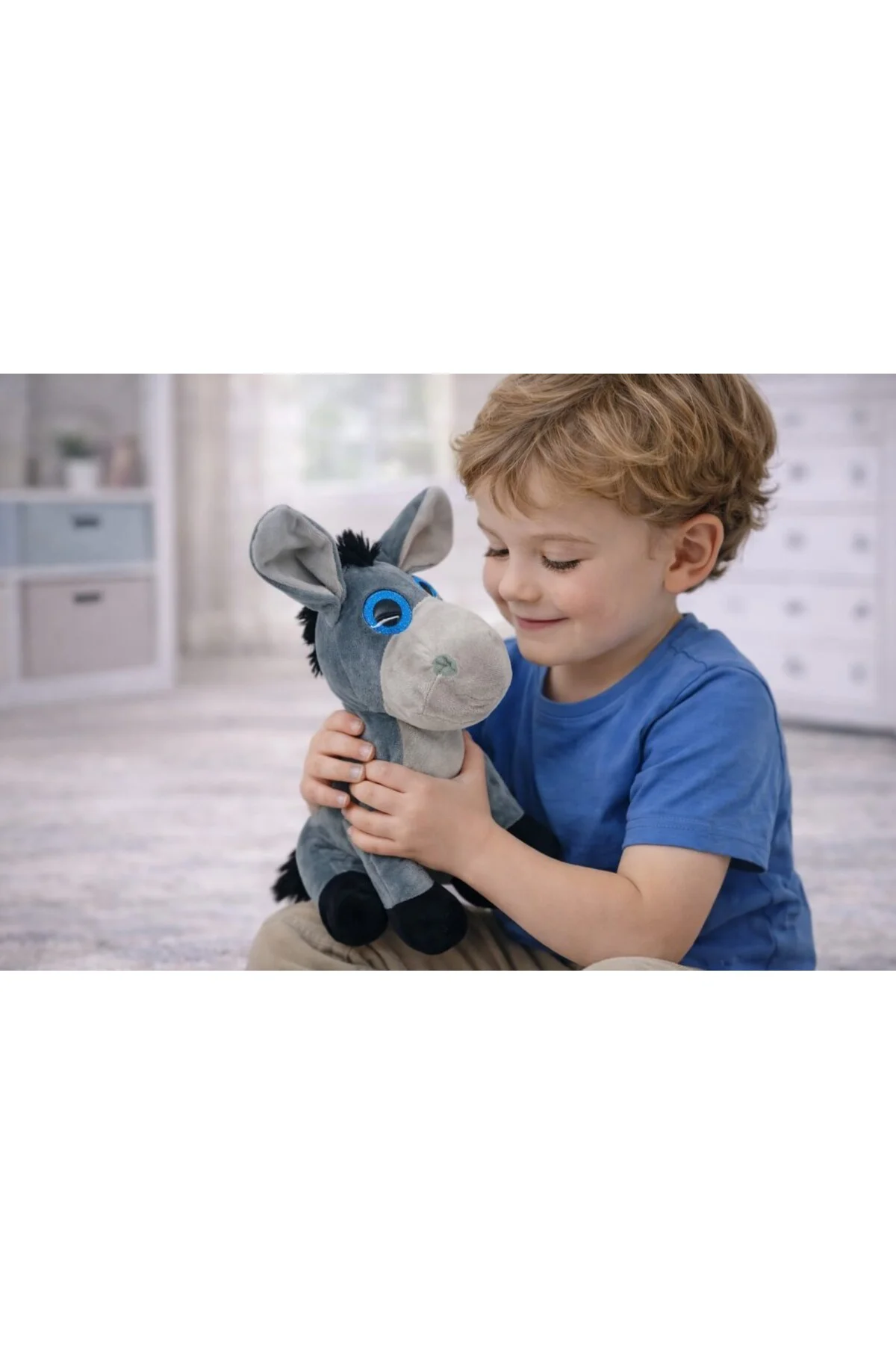 Peluş Cam Gözlü Hayvanlar 25 cm - Eşek (Lisinya) Peluş Cam Gözlü Hayvanlar 25 cm - Eşek (Lisinya)