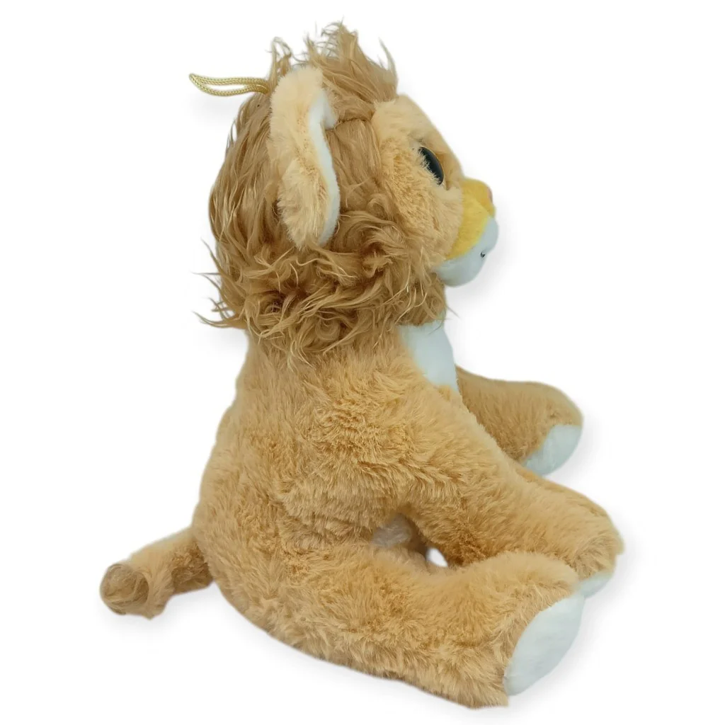 Peluş Cam Gözlü Hayvanlar 25 cm - Aslan - 1 ADET