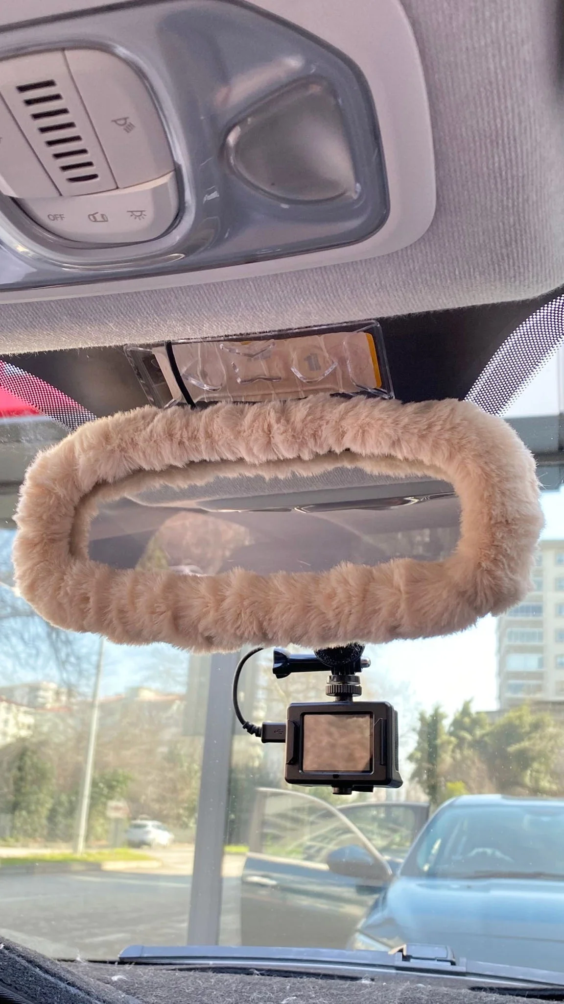 Peluş Dikiz Ayna Kılıfı Süs Bej Fiyatı, Yorumları ve Özellikleri