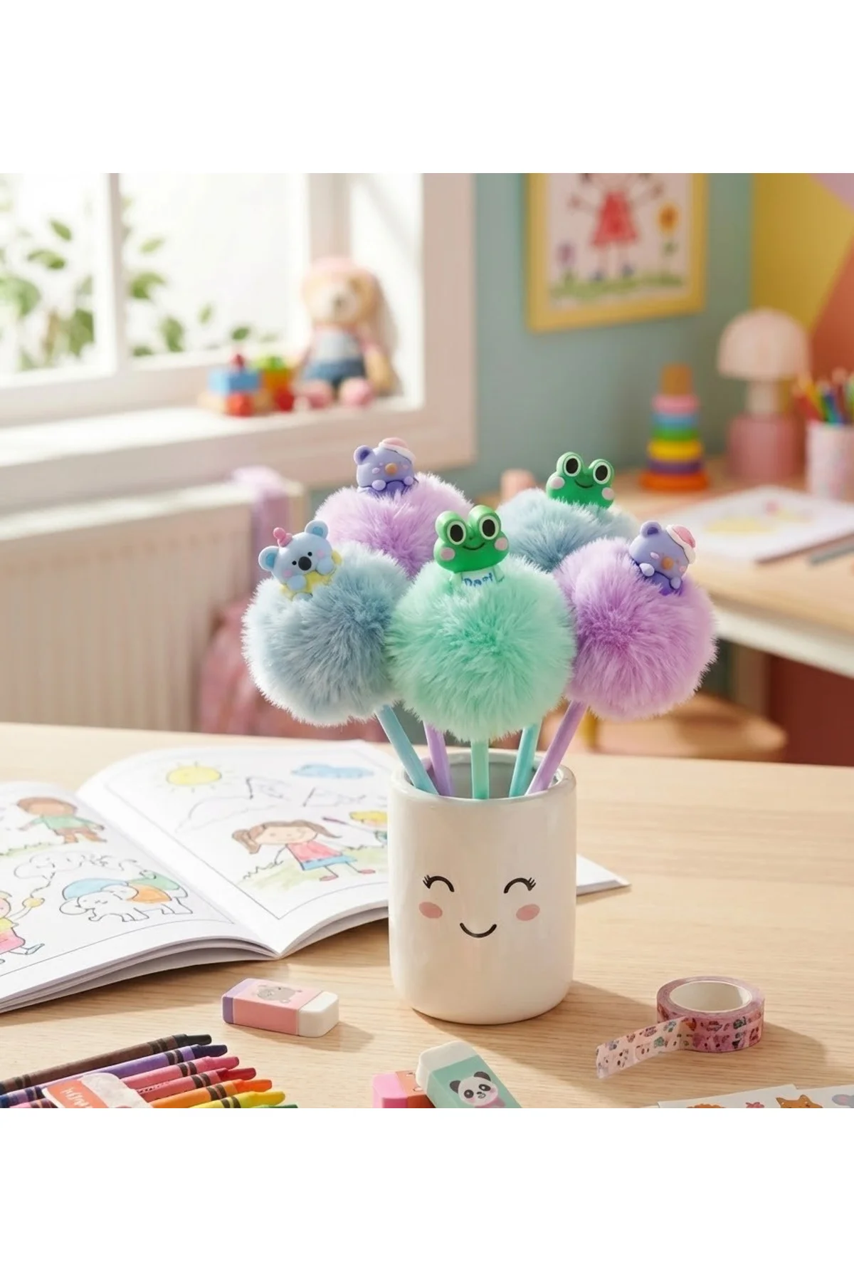 Peluş Figürlü Tükenmez Kalem